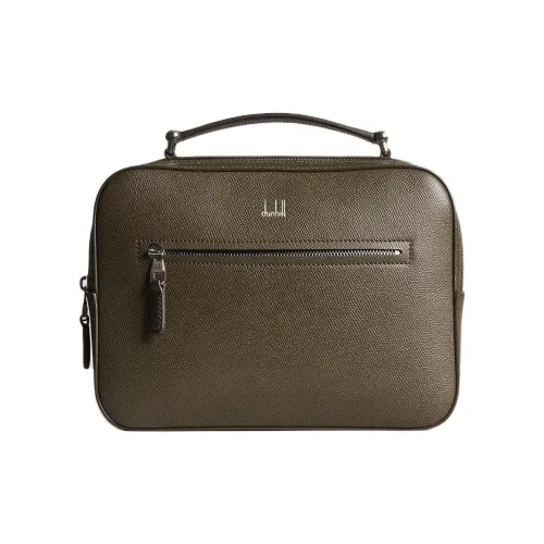 Dunhill Full с рельефом телячья кожа кожаный клатч сумка мужской оливковый