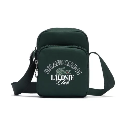 Сумка через плечо LACOSTE, темно-зеленая, мужская