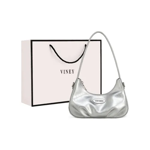 VINEY Сумка через плечо из коровьей кожи сумка на плечо стандартная женская серебряная
