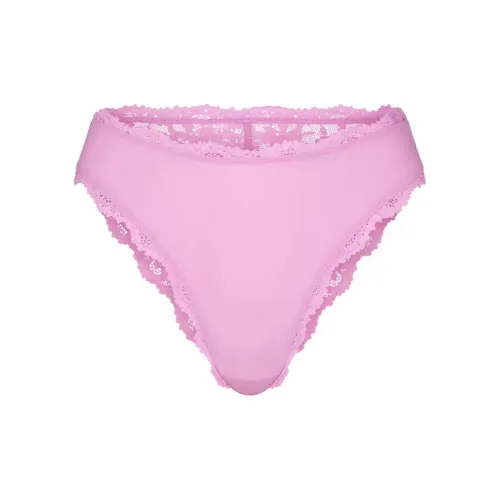 SKIMS FITS EVERYBODY LACE Cheeky Briefs Женское нижнее белье 1 упаковка Лепесток Лепесток Цвет