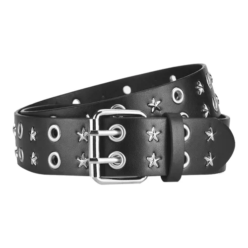 IOTS ПУ (полиуретан) Искусственная кожа Ремни Унисекс 3,8 см