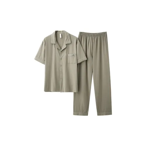 PBENO PD Пижамный комплект Мужской Оливково-зеленый