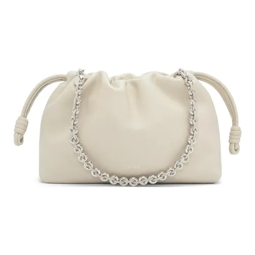 LOEWE Flamenco Овчина Одно плечо Через плечо Клатч Женские Цвет морской соли