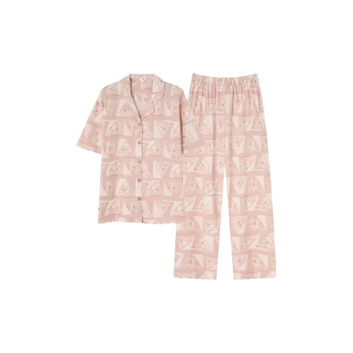 The Story Of The Flower Season Пижамный комплект Женские Бобовая паста