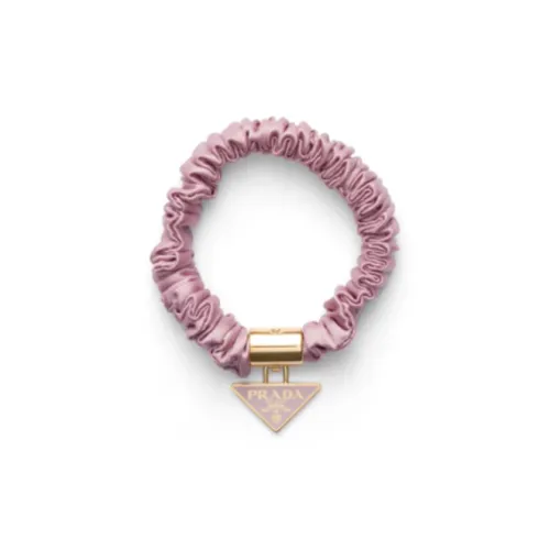 PRADA Ткань Резинка для волос Женская Розовая Черная Золотая