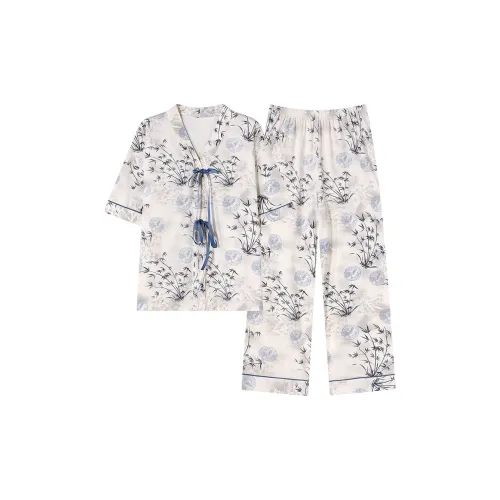 The Story Of The Flower Season Пижамный комплект женский абрикосовый