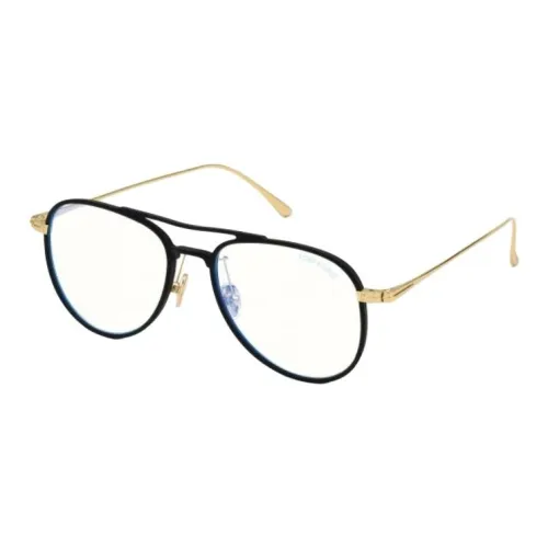 TOM FORD Металл Инъекционный Литье Авиатор Оправы для очков Мужской Золотой