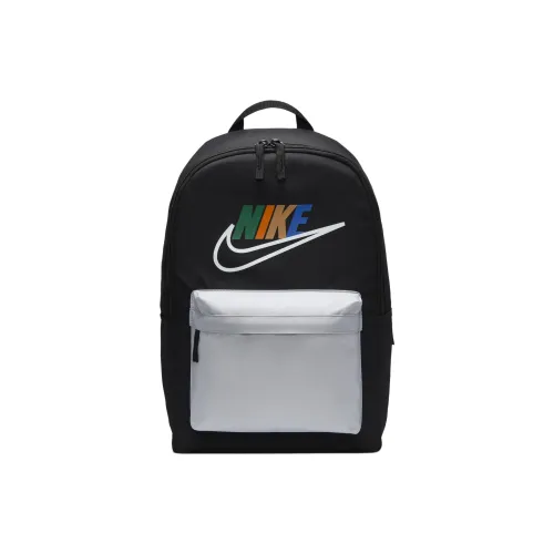 Nike Heritage Polyester Backpack Regular Unisex Black Найк Heritage Полиэстер Рюкзак Стандартный Унисекс Черный