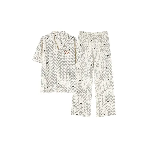 The Story Of The Flower Season Пижамный комплект женский абрикосовый