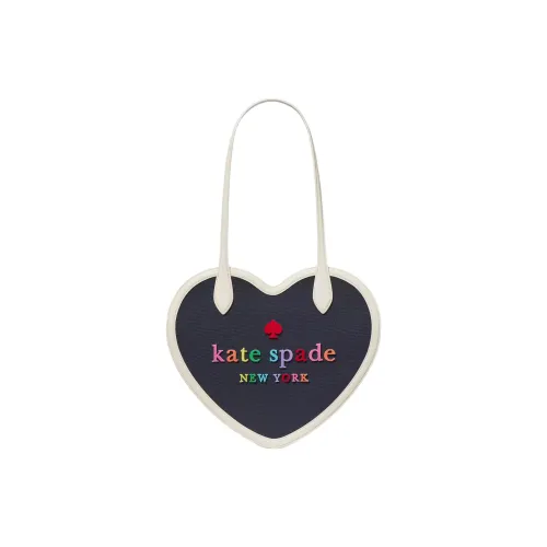 Kate Spade Холст с гладкой кожей Сумка из холста Сумка Женская Синяя и Многоцветная