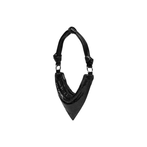 AMINA MUADDI Латунь Овечья кожа Сумка через плечо Мини Женская Черная