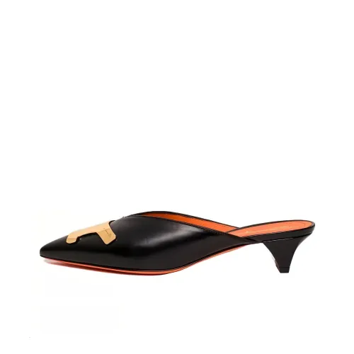 Santoni Домашние тапочки Женские Черные