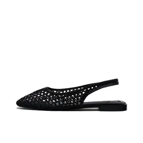 ZARA Женские повседневные туфли, черные, женские