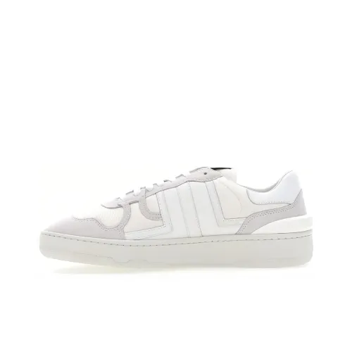 Lanvin Clay Low Top Скейтборд Кроссовки Мужские Белые Серые