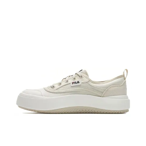 FILA Jellyfish Canvas Shoes Low Top Beige Yellow Men's