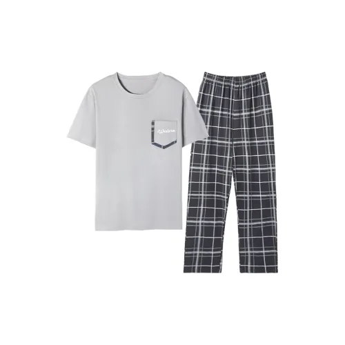 The Story Of The Flower Season Пижамный комплект Мужской Серебряный