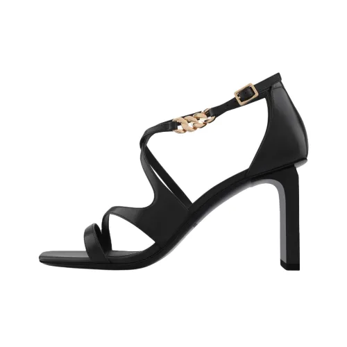 STELLA LUNA Маленький Цепочка Sequence One Ремешок Сандалии 8 см Женские Черный