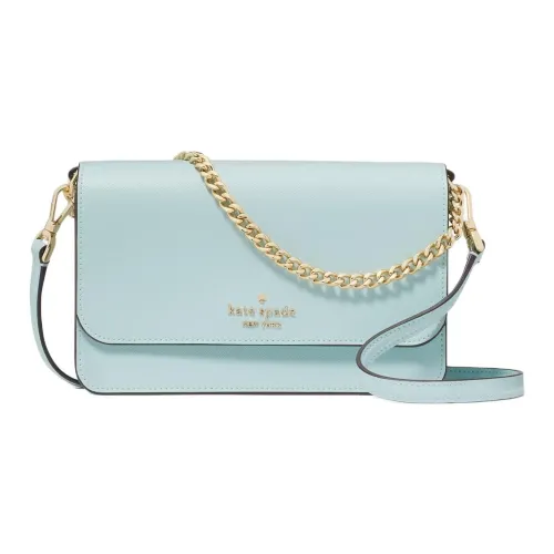 Kate Spade Saffiano кожа через плечо сумка маленькая женская синяя с эффектом свечения