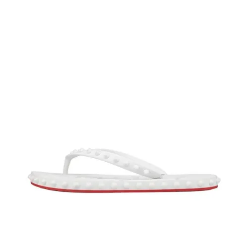 Christian Louboutin Шлепанцы Белые Женские