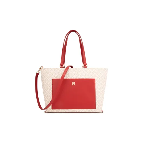 Tommy Hilfiger Сумка через плечо из смешанного материала женская красная и белая