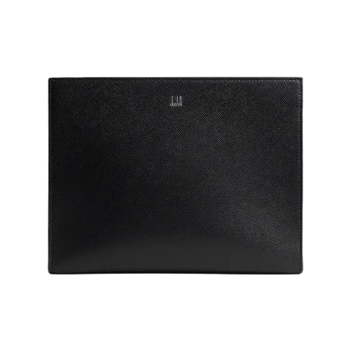 Dunhill Full с рельефом телячья кожа кожаный клатч мужской черный