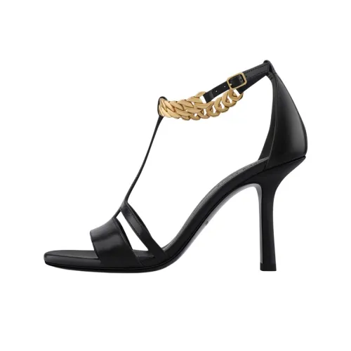 STELLA LUNA Цепь Sequence One Ремешок Сандалии 9 см Женские Черный