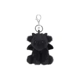 Черный брелок в виде крылатого динозавра