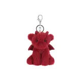 Красный брелок в виде крылатого динозавра