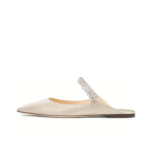 Jimmy Choo Домашние тапочки Женские Шампанское