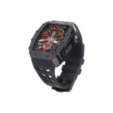 Черный чехол / Черный ремень [Текстура кожи акулы]