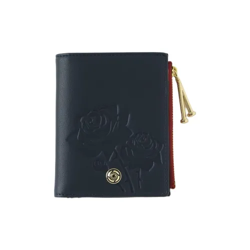 SAMANTHA THAVASA Нобара Кугисаки Коллаборация Синтетическая кожа Кошелек Женские Морской