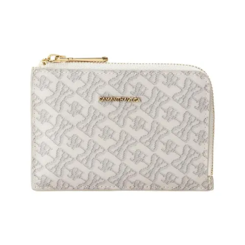 SAMANTHA THAVASA Кошелек из ПВХ и синтетической кожи женский цвет экрю