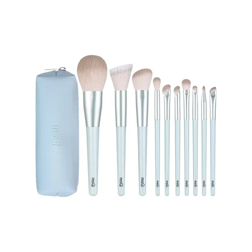 MSQ 10 шт Твердый Синий Кисти для макияжа Дружественный к коже Портативный Контуринг Фундирующий Основа Мягкий Детали Согласованная Тень