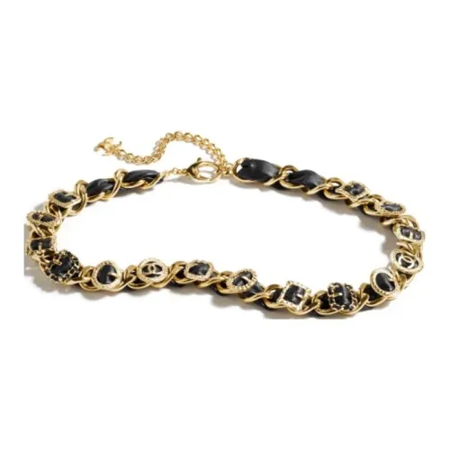 CHANEL Металл, Телячья кожа, Цепи для талии, Женские