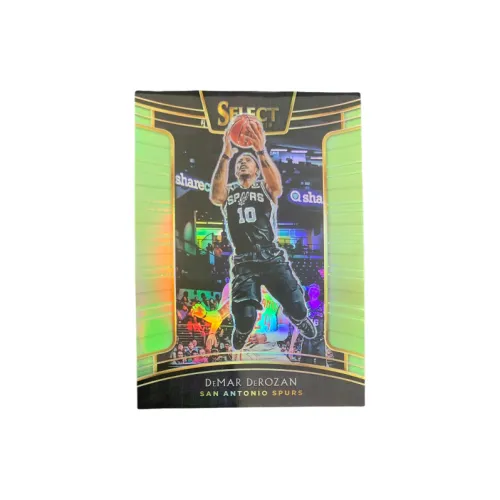 PANINI DeRozan 2018-19 Select 69 75 Зеленый Holographic Рефракция Эра Spurs Игрок Карта Карта Условия Утверждено