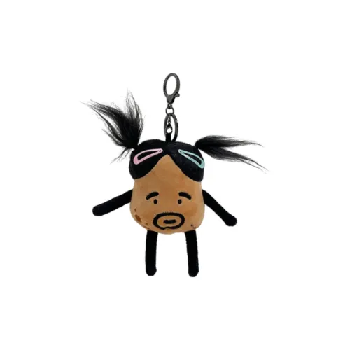 77 SEVEN DREAM Confused Potato Девушка Ugly Cute Backpack Charm Plush Doll Pendant 13cm Height