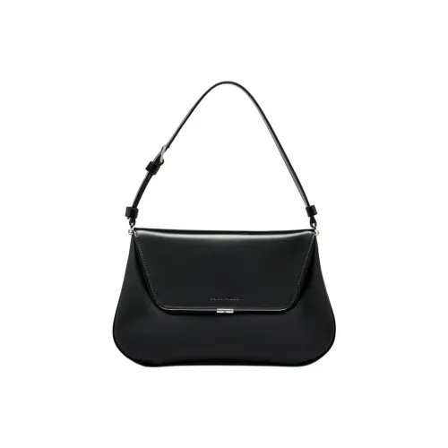 AMINA MUADDI Телячья кожа Сумка через плечо Женская Черная
