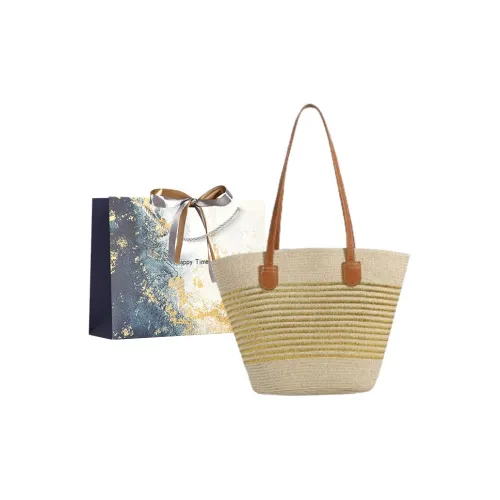 Iman's House Солома Сумка через плечо Стандартная Женская Золото Серебро Коричневый