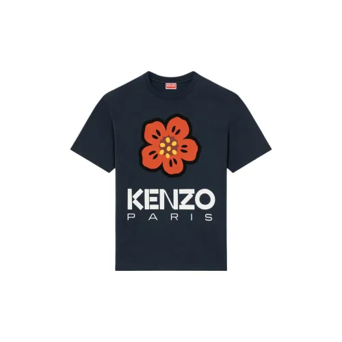 KENZO Мужские T-рубашки морского синего цвета