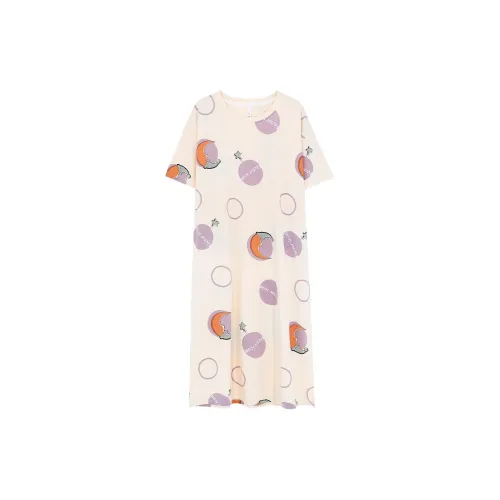 The Story Of The Flower Season Ночная сорочка Женская Абрикос
