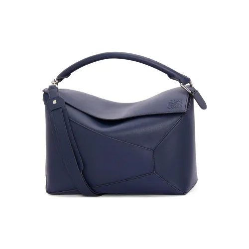 LOEWE Сумка из коровьей кожи сумка через плечо сумка на плечо большая женская темно-синяя