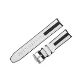 Белый слой на черной основе