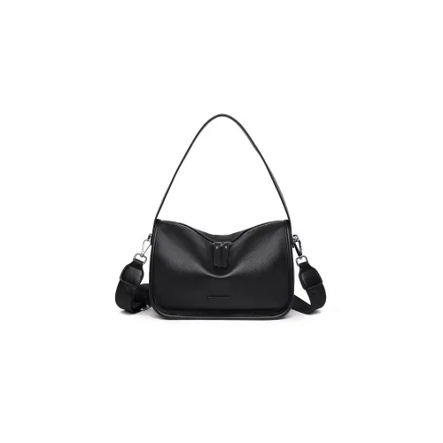 VANDEE Сумка через плечо из коровьей кожи мужская черная