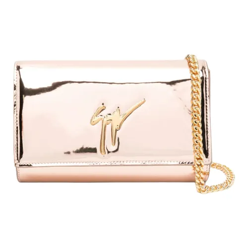 Giuseppe Zanotti GZ Телячья кожа Клатч Женский Розовое золото