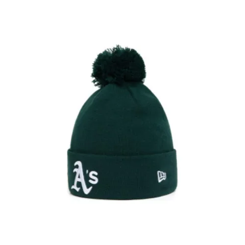 New Era Акриловые шапки-бини унисекс зеленые