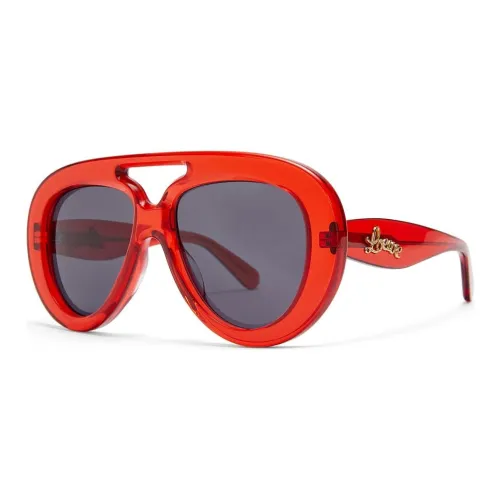 LOEWE Ацетат Aviator Солнцезащитные очки Унисекс Красный