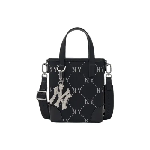 Mlb Base Logo Искусственная кожа Сумка через плечо Сумка Клатч Студенческий Рюкзак Унисекс Черный