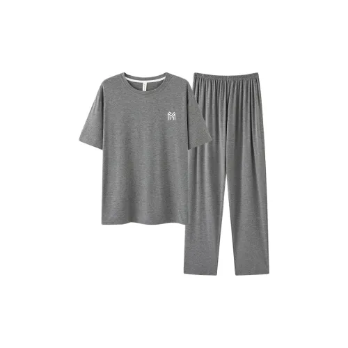 Mulong Family Пижамный комплект Мужской Фотиния Серый