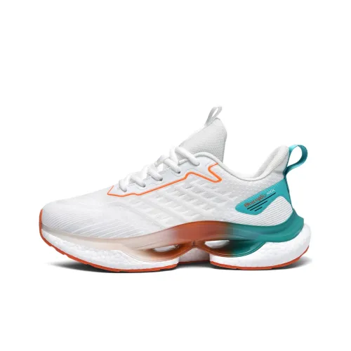 Devanro Амортизация Легкий Светоотражающий Низкий Топ Беговые кроссовки Мужские