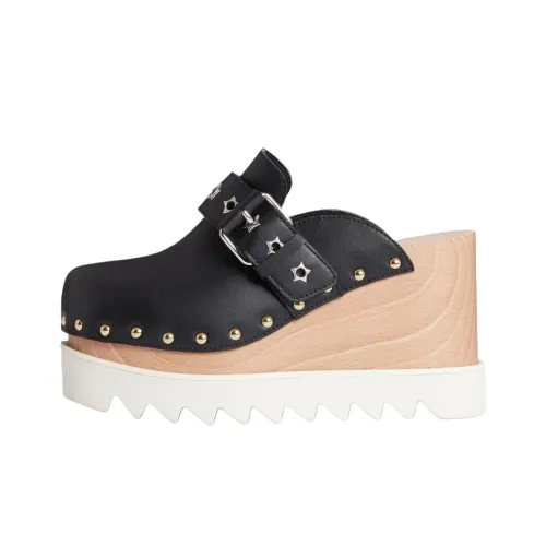 Stella McCartney Elyse Домашние тапочки Женские Черные